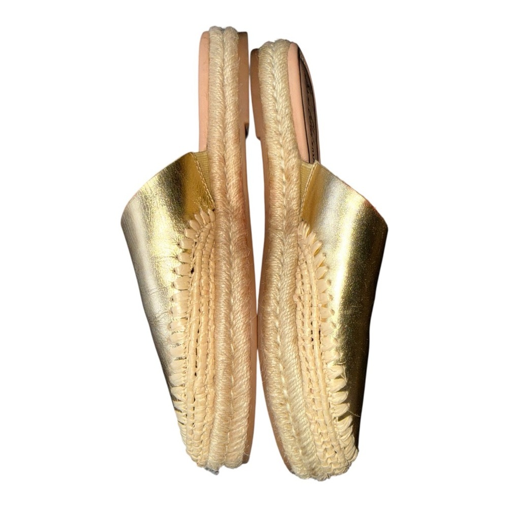Sam Edelman Austin Mule in Gold Metallic Leather 7 - Picture 6 of 13